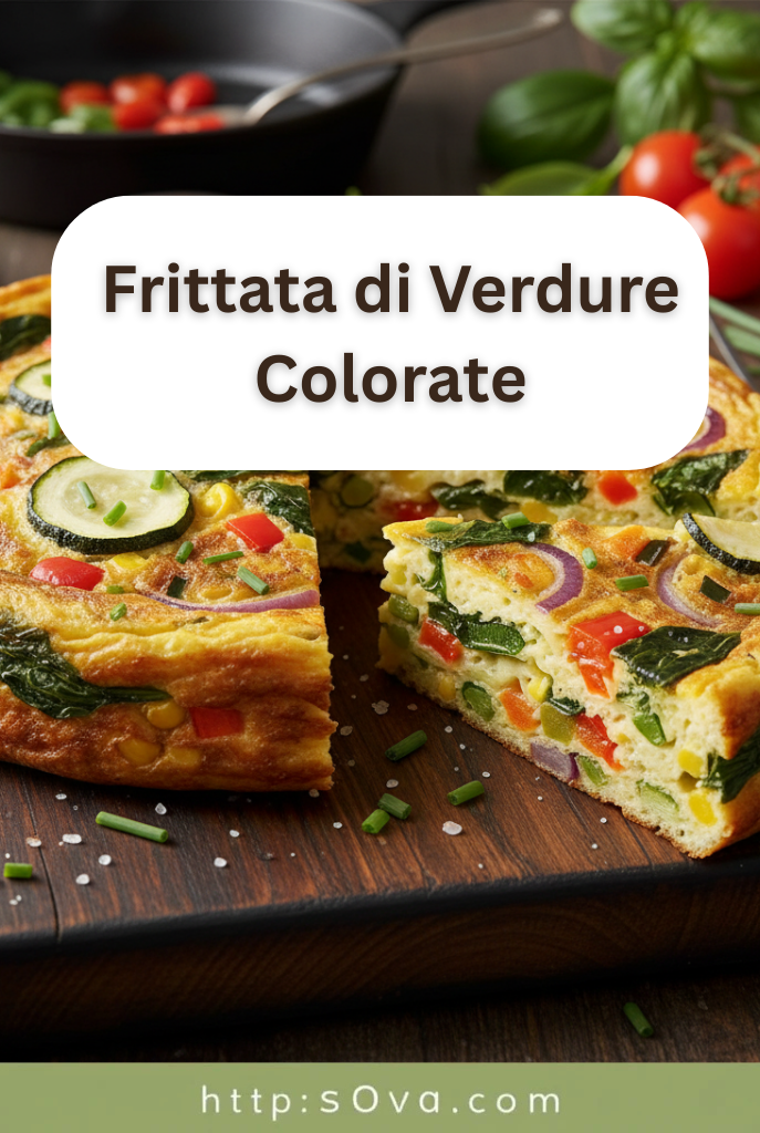 🌈 Frittata di Verdure Colorate: Il Piatto Completo e Veloce (Perfetto per il Meal Prep!)