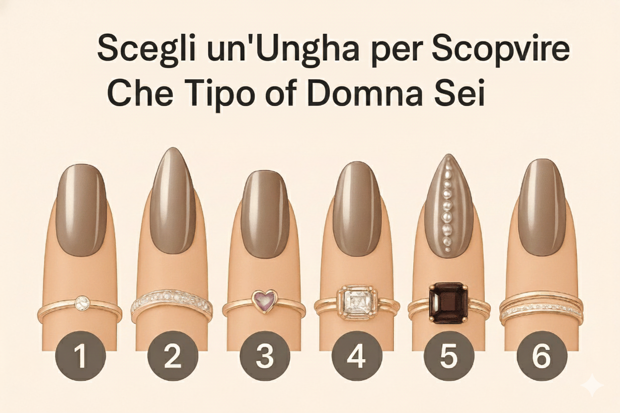 Scegli un Chiodo per Scoprire Che Tipo Di Donna Sei