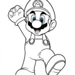 super mario coloring pages